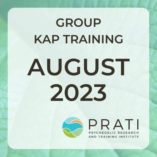Group Ketamine and Psychedelic Medicine Training — August 16 – 20, 2023