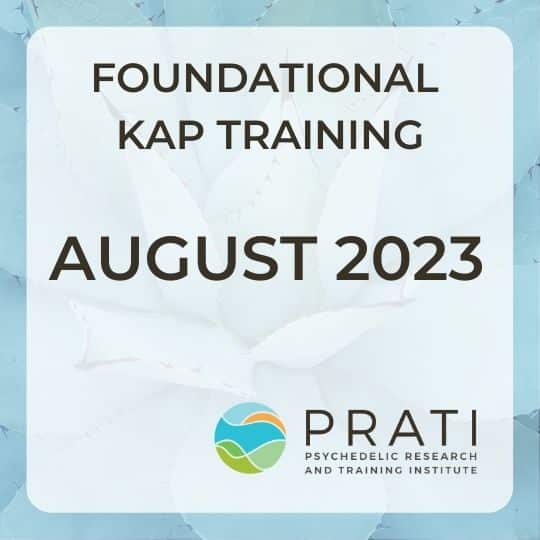 Ketamine and Psychedelic Medicine Training: August 10 – 13, 2023