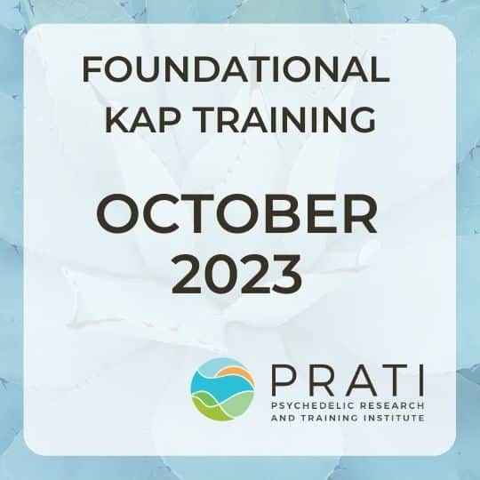 Ketamine and Psychedelic Medicine Training: October 26 – 29, 2023